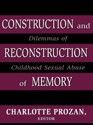 cover image of Construction and Reconstruction of Memory